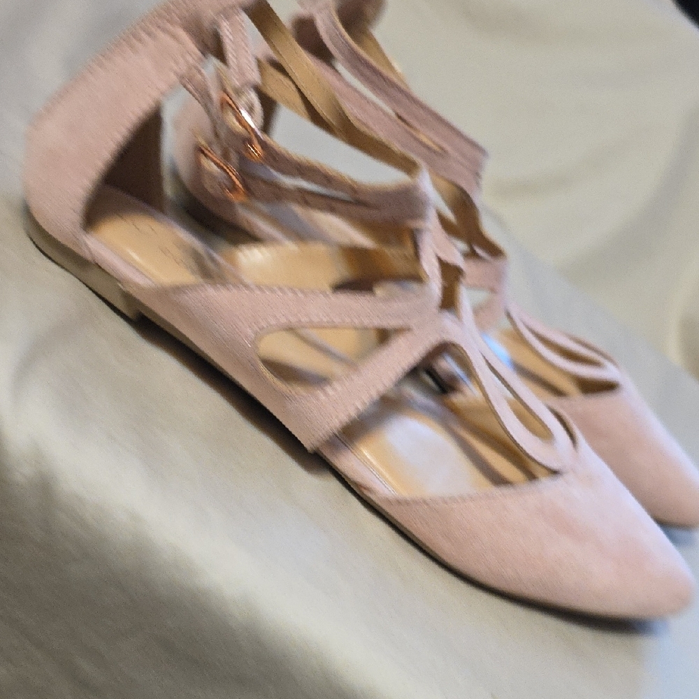 LC Lauren Conrad Pink Flats - Picture 10 of 11